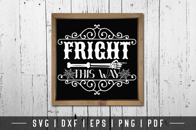 Vintage Halloween SVG | Fright This Way SVG SVG CraftLabSVG 