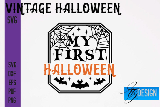 Vintage Halloween SVG | Halloween Quotes SVG Fly Design 