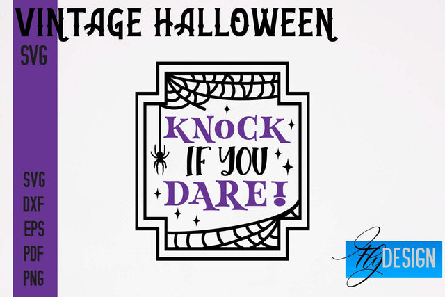 Vintage Halloween SVG | Halloween Quotes SVG Fly Design 