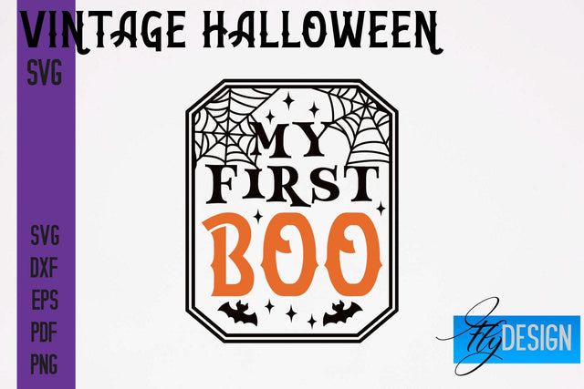 Vintage Halloween SVG | Halloween Quotes SVG Fly Design 