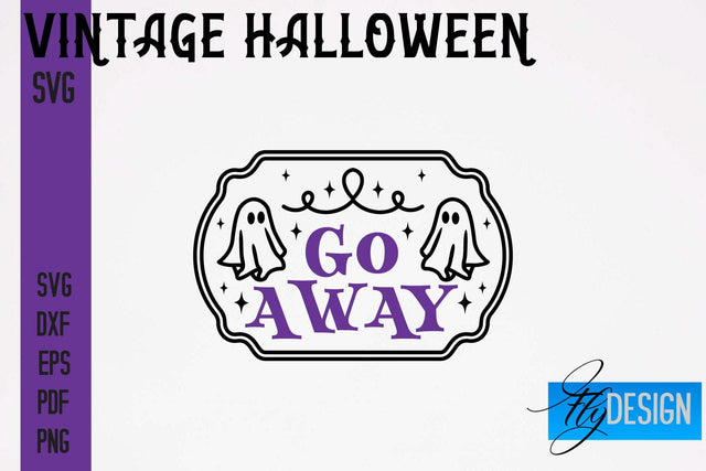 Vintage Halloween SVG | Halloween Quotes SVG Fly Design 