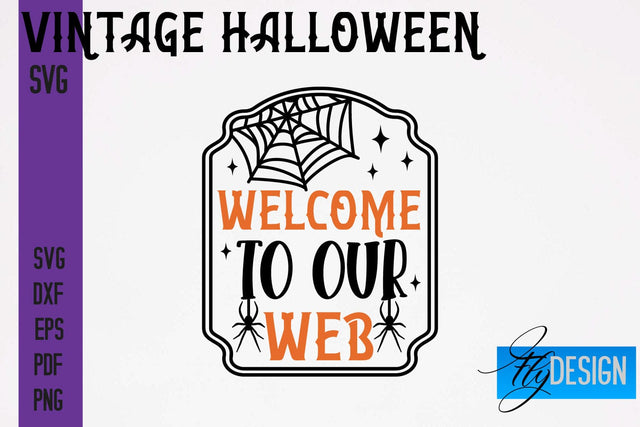 Vintage Halloween SVG | Halloween Quotes SVG Fly Design 