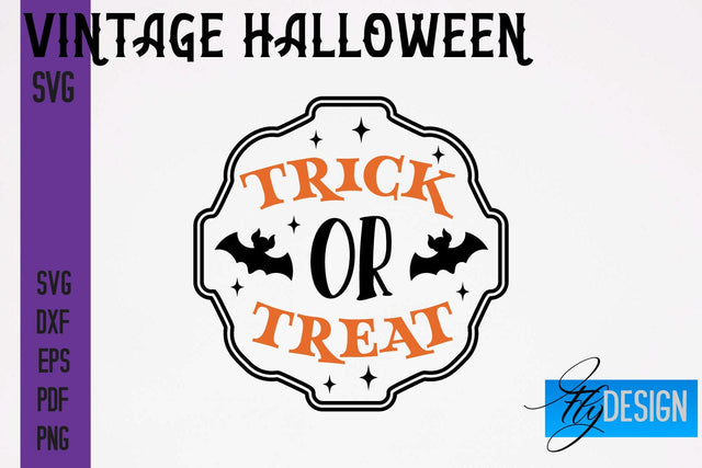 Vintage Halloween SVG | Halloween Quotes SVG Fly Design 