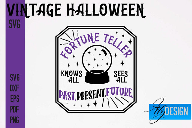 Vintage Halloween SVG | Halloween Quotes SVG Fly Design 