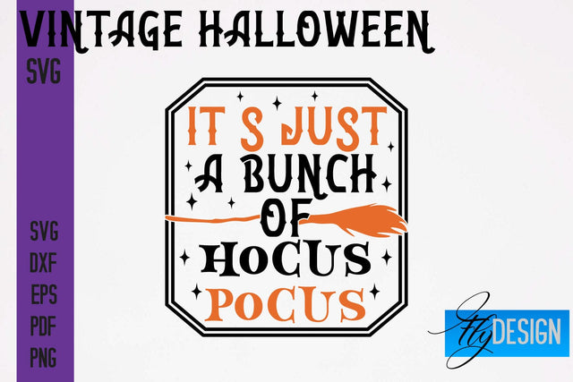 Vintage Halloween SVG | Halloween Quotes SVG Fly Design 