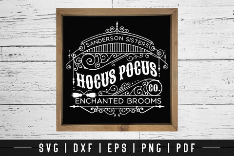 Vintage Halloween SVG - Sanderson Sisters Hocus Pocus Co SVG CraftLabSVG 