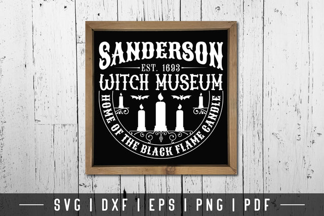 Vintage Halloween SVG, Sanderson Witch Museum SVG CraftLabSVG 