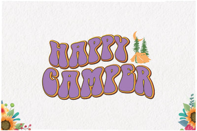 Vintage Happy Camper Sublimation Sublimation Jagonath Roy 