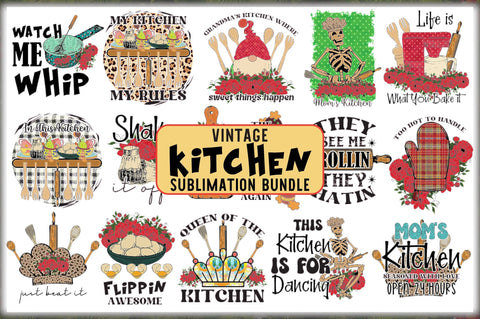 Vintage Kitchen Sublimation Bundle Sublimation Jagonath Roy 