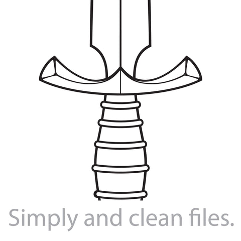 Vintage knife SVG TribaliumArtSF 