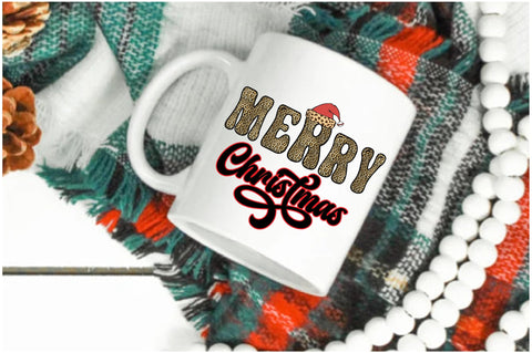 Vintage Leopard Merry Christmas Sublimation Sublimation Jagonath Roy 