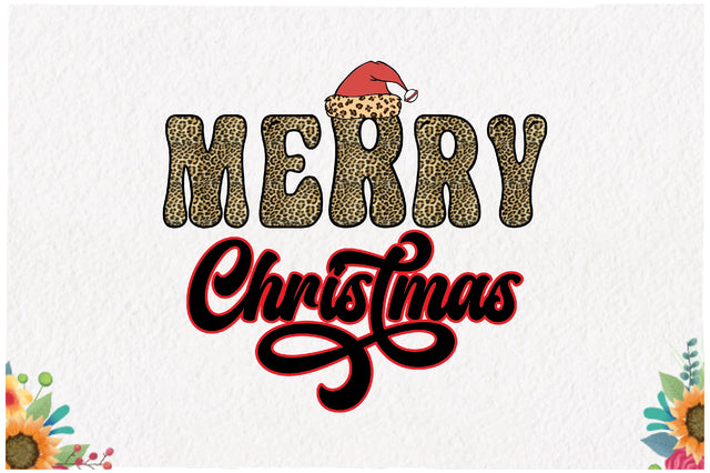 Vintage Leopard Merry Christmas Sublimation Sublimation Jagonath Roy 