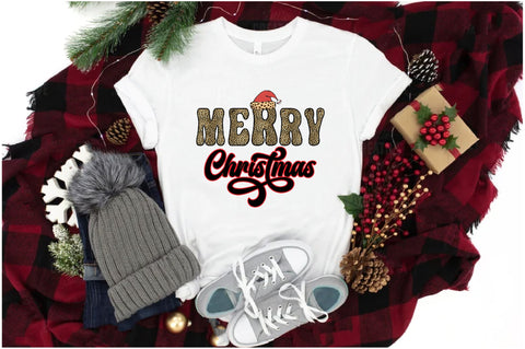 Vintage Leopard Merry Christmas Sublimation Sublimation Jagonath Roy 