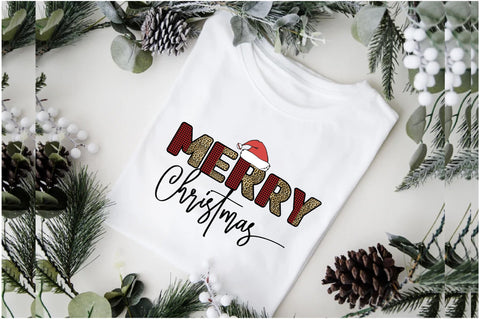 Vintage Leopard Merry Christmas Sublimation Sublimation Jagonath Roy 