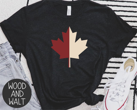 Vintage Maple Leaf SVG | Canada Day Cut File SVG Wood And Walt 