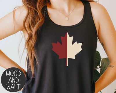 Vintage Maple Leaf SVG | Canada Day Cut File SVG Wood And Walt 
