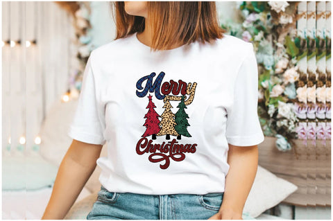 Vintage Merry Christmas Tree Sublimation Sublimation Jagonath Roy 