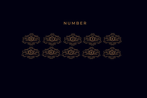 Vintage Monogram Font Font LetterdayStudio 