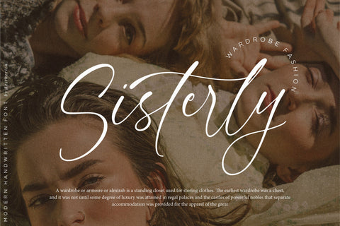 Vintage Painting Font Aestherica Studio 