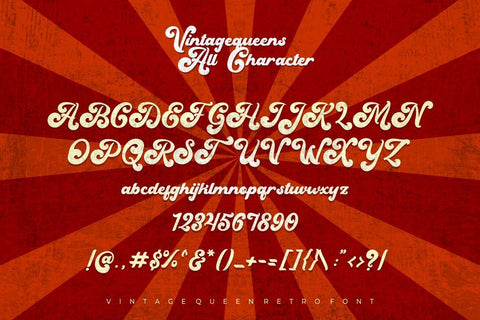 Vintage Queens Font PutraCetol Studio 