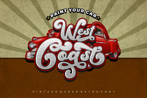 Vintage Queens Font PutraCetol Studio 