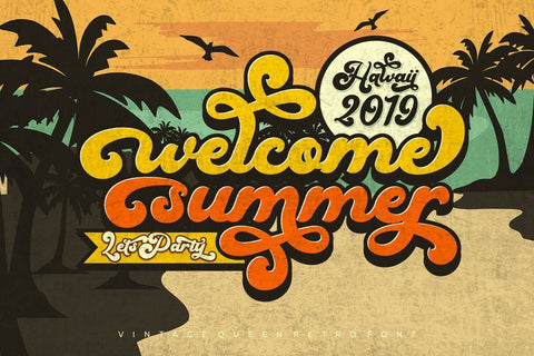 Vintage Queens Font PutraCetol Studio 