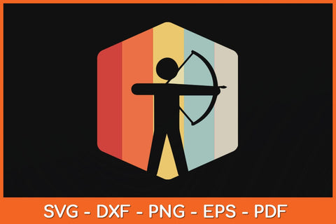 Vintage Retro Archery Svg Cutting File SVG Helal 