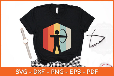 Vintage Retro Archery Svg Cutting File SVG Helal 