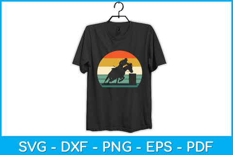 Vintage Retro Barrel Racing Svg Cutting File SVG Helal 