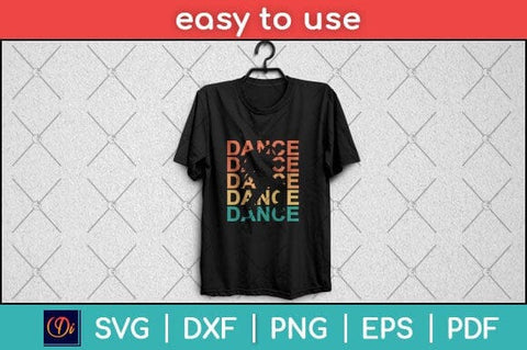 Vintage Retro Dancing Svg Design SVG artprintfile 