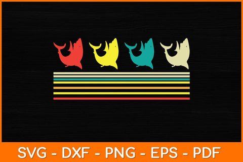 Vintage Retro Funny Whale Lover Svg Design SVG artprintfile 