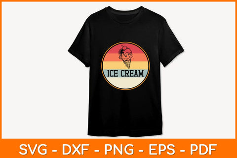 Vintage Retro Ice Cream Svg Design SVG artprintfile 