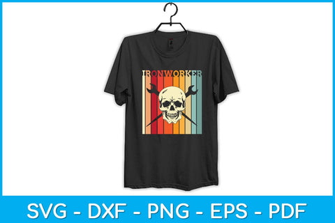 Vintage Retro Ironworker Svg Design SVG artprintfile 