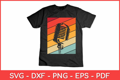 Vintage Retro Podcasting Svg Design SVG artprintfile 