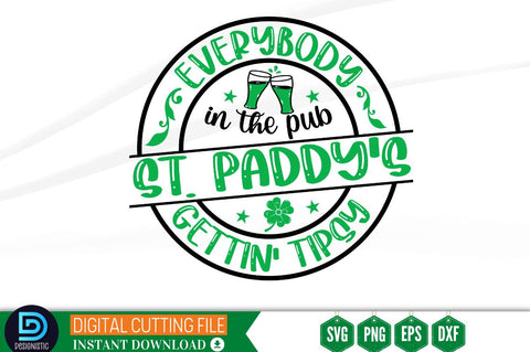 Vintage Retro St patrick's Day SVG Bundle SVG DESIGNISTIC 