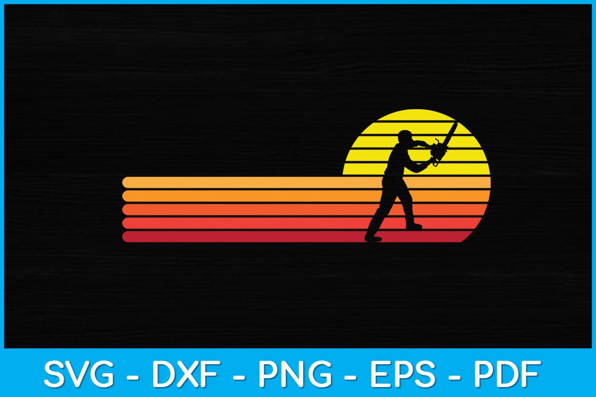 Chainsaw Design SVG PNG DXF EPS PDF