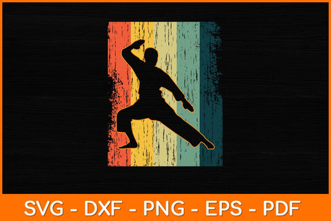 Vintage Retro Taekwondo Karate Svg Design SVG artprintfile 