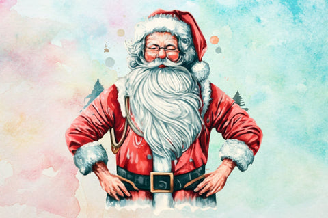 Vintage Santa Sublimation Bundle Sublimation designartist 