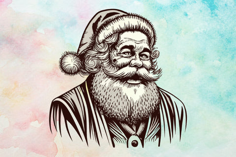 Vintage Santa Sublimation Bundle Sublimation designartist 