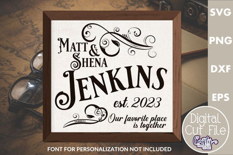 Vintage Sign Bundle | Family Sign Svg | Round Door Signs SVG Crafty Mama Studios 