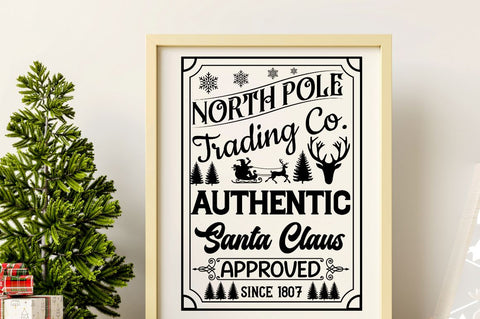 Vintage Sign Christmas SVG Bundle SVG DESIGNISTIC 