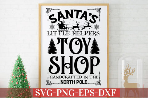 Vintage Sign Christmas SVG Bundle SVG DESIGNISTIC 
