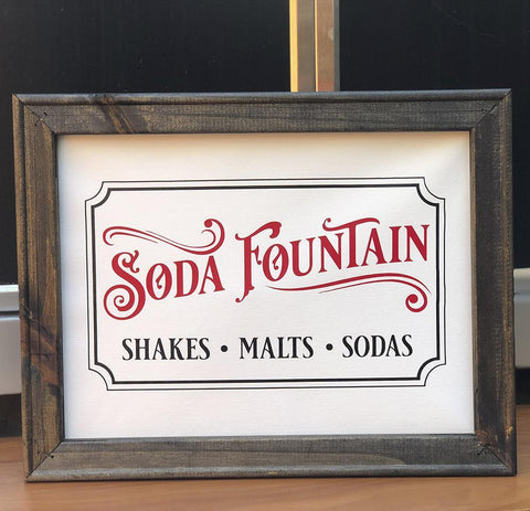 Vintage Soda Fountain SVG File SVG Board & Batten Design Co 