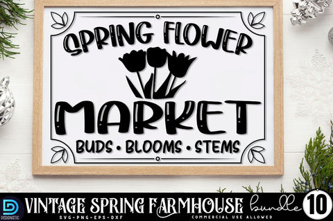 Vintage Spring Sign SVG Bundle SVG DESIGNISTIC 