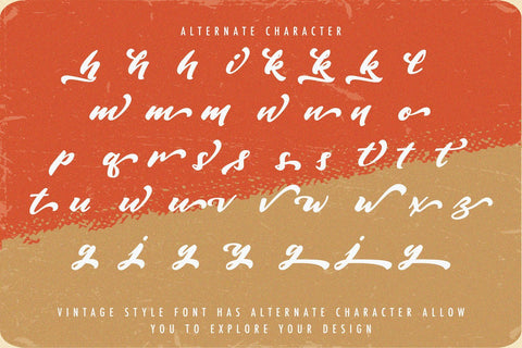 Vintage Style - Bold Script Font Font StringLabs 