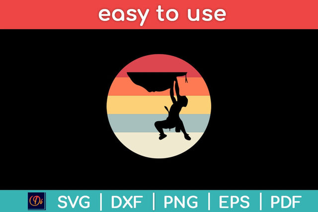 Vintage Style Rock Climbing Retro Svg Design SVG artprintfile 
