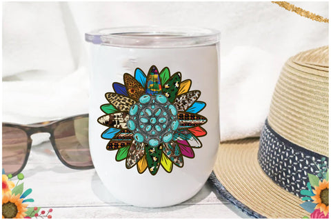 Vintage Sunflower Sublimation Sublimation Jagonath Roy 