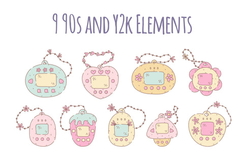 Vintage Tamagotchi Sublimation Rin Green 