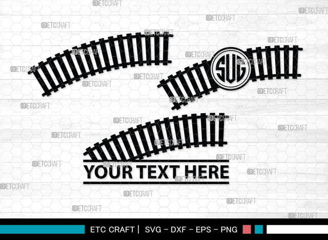 Vintage Train Monogram, Vintage Train Silhouette, Vintage Train SVG, Retro Train Svg, Rail Tracks Svg, Railway Track Svg, Locomotive Svg, SB00462 SVG ETC Craft 