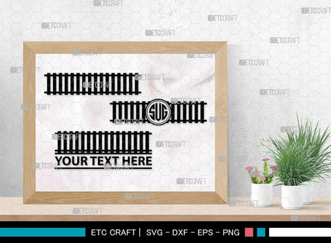 Vintage Train Monogram, Vintage Train Silhouette, Vintage Train SVG, Retro Train Svg, Rail Tracks Svg, Railway Track Svg, Locomotive Svg, SB00462 SVG ETC Craft 